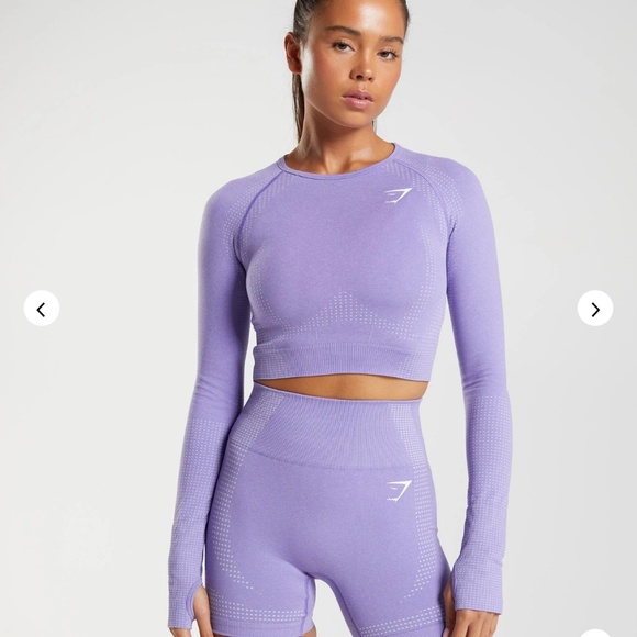 GYMSHARK VITAL SEAMLESS 2.0 CROP TOP - Picture 1 of 5